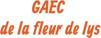 Logo GAEC de la Fleur de Lys